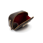 BOLSA DANCE EM COURO LIZARD BROWN