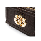 BOLSA DANCE EM COURO LIZARD BROWN