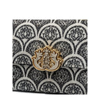 BOLSA BAGUETE SIRENA JACQUARD PRETO