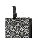 BOLSA MAXI TOTE SIRENA JACQUARD PRETO