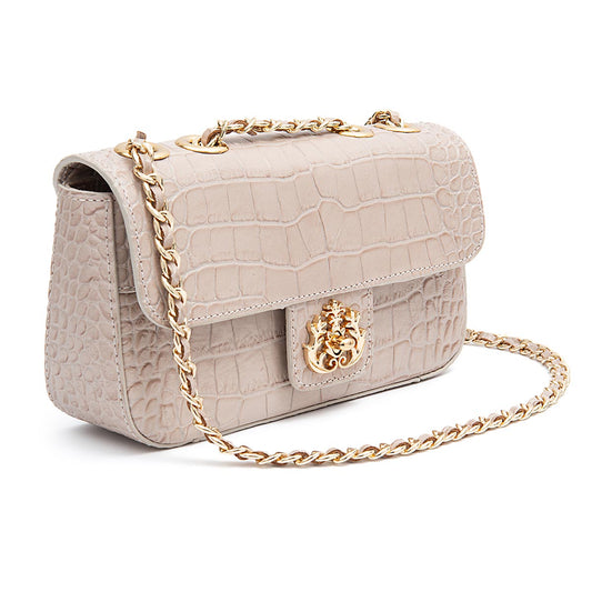 Leather Baguette Bag
