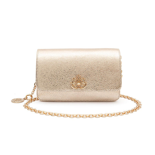 Bolsa Carteira Forever estellare ouro light