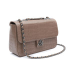 BOLSA ANNE JUMBO  EM COURO  NATURAL