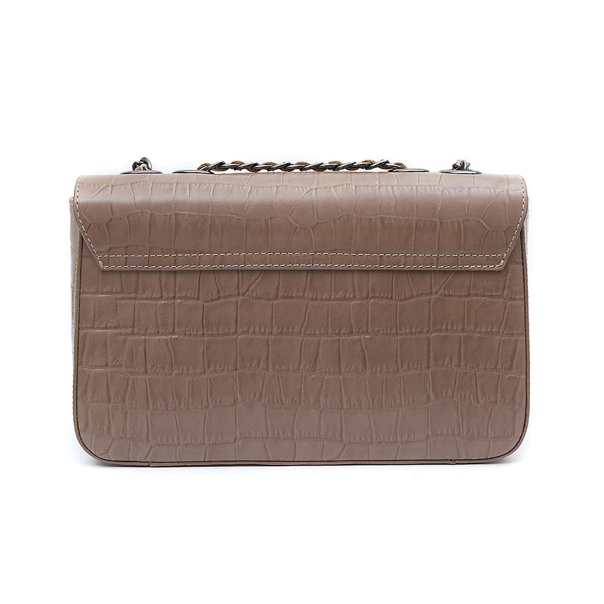 BOLSA ANNE JUMBO  EM COURO  NATURAL