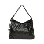 DAYSE HOBO BAG IN ONYX BODAN LEATHER