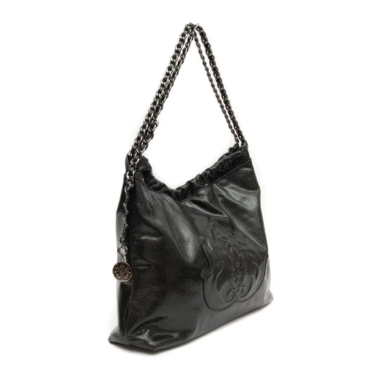 BOLSA DAYSE HOBO EM COURO BODAN ONIX
