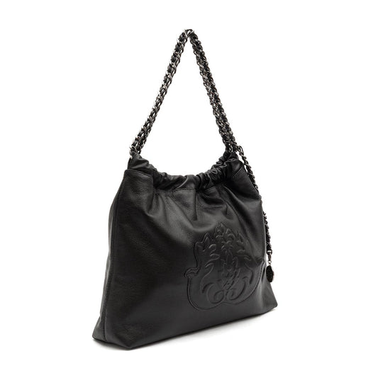 BOLSA DAYSE HOBO EM COURO PRETO