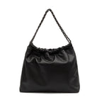 BOLSA DAYSE HOBO EM COURO PRETO