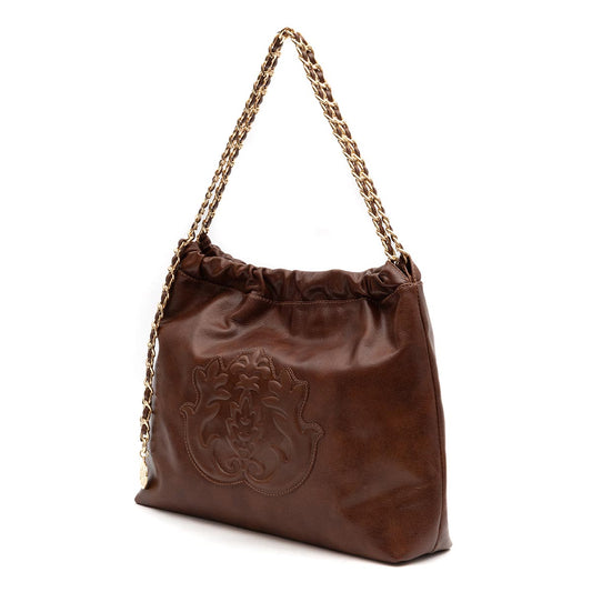 BOLSA DAYSE HOBO EM COURO PECAN