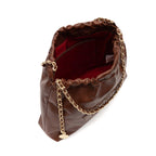 BOLSA DAYSE HOBO EM COURO PECAN