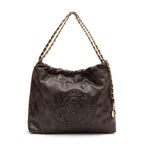 BOLSA DAYSE HOBO EM COURO METALIZADO