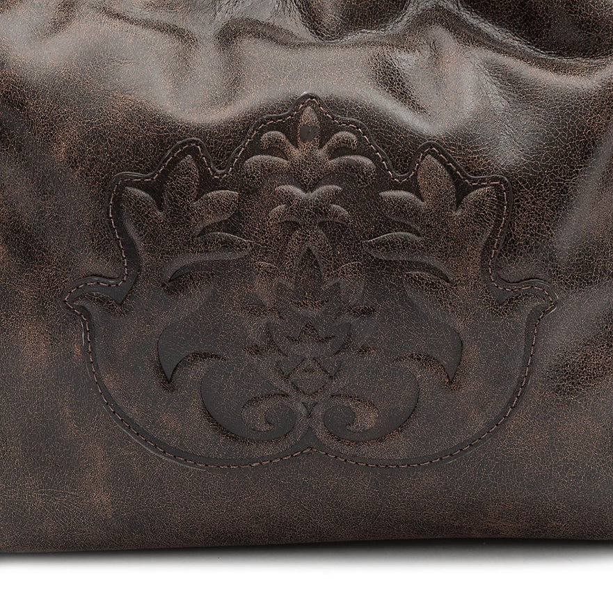 BOLSA DAYSE HOBO EM COURO METALIZADO
