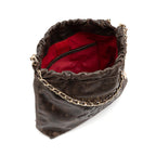 BOLSA DAYSE HOBO EM COURO METALIZADO