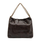 BOLSA DAYSE HOBO EM COURO METALIZADO