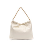 BOLSA DAYSE HOBO EM COURO BODAN MARSHMALLOW