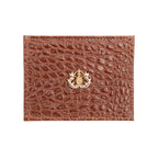 Carteira Couro New Croco Brownie