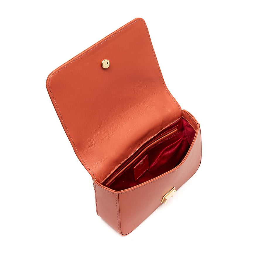 MINI BOLSA FLAP BOLSA FLAP ALBA SOFT LICHIA