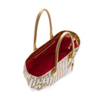 BOLSA SHOPPER TRESSÊ OURO PRATA