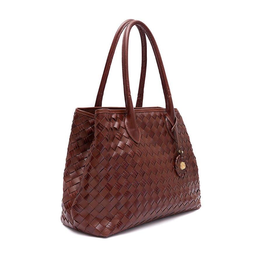 BOLSA SHOPPER TRESSÊ PINHÃO