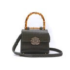 BOLSA TOP HANDLE MINI  ISLA MAXI CROCO MUSGO