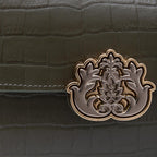 BOLSA TOP HANDLE MINI  ISLA MAXI CROCO MUSGO