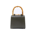 BOLSA TOP HANDLE MINI  ISLA MAXI CROCO MUSGO