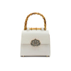 BOLSA TOP HANDLE MINI ISLA MAXI CROCO CHANTILY