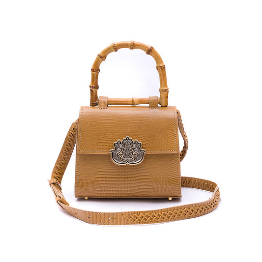 BOLSA TOP HANDLE MINI ISLA LIZARD SELA