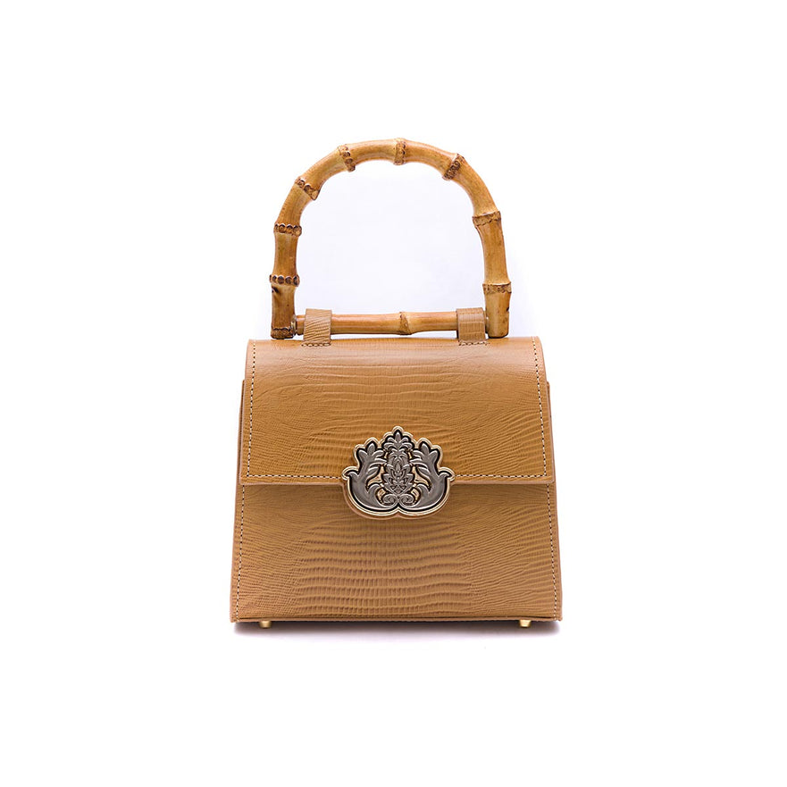 BOLSA TOP HANDLE MINI ISLA LIZARD SELA