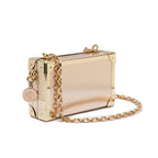 Clutch Trunk Couro Metalizado