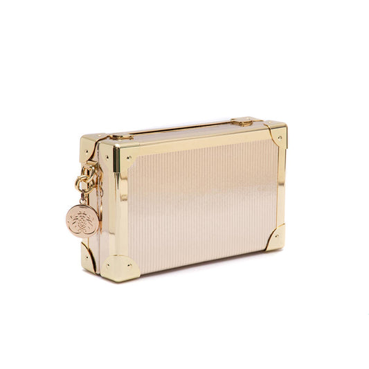 Clutch Trunk Couro Metalizado