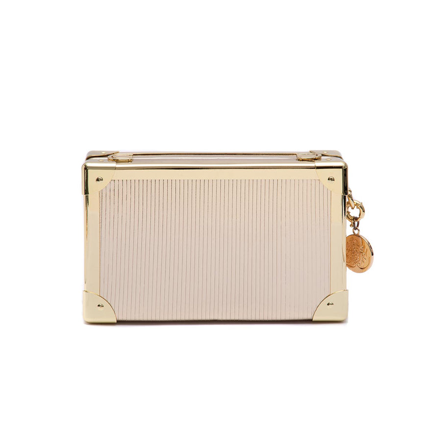 Clutch Trunk Couro Metalizado