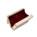 Clutch Trunk Couro Metalizado