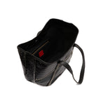 BOLSA TOTE MAIA MAXI CROCO PRETO