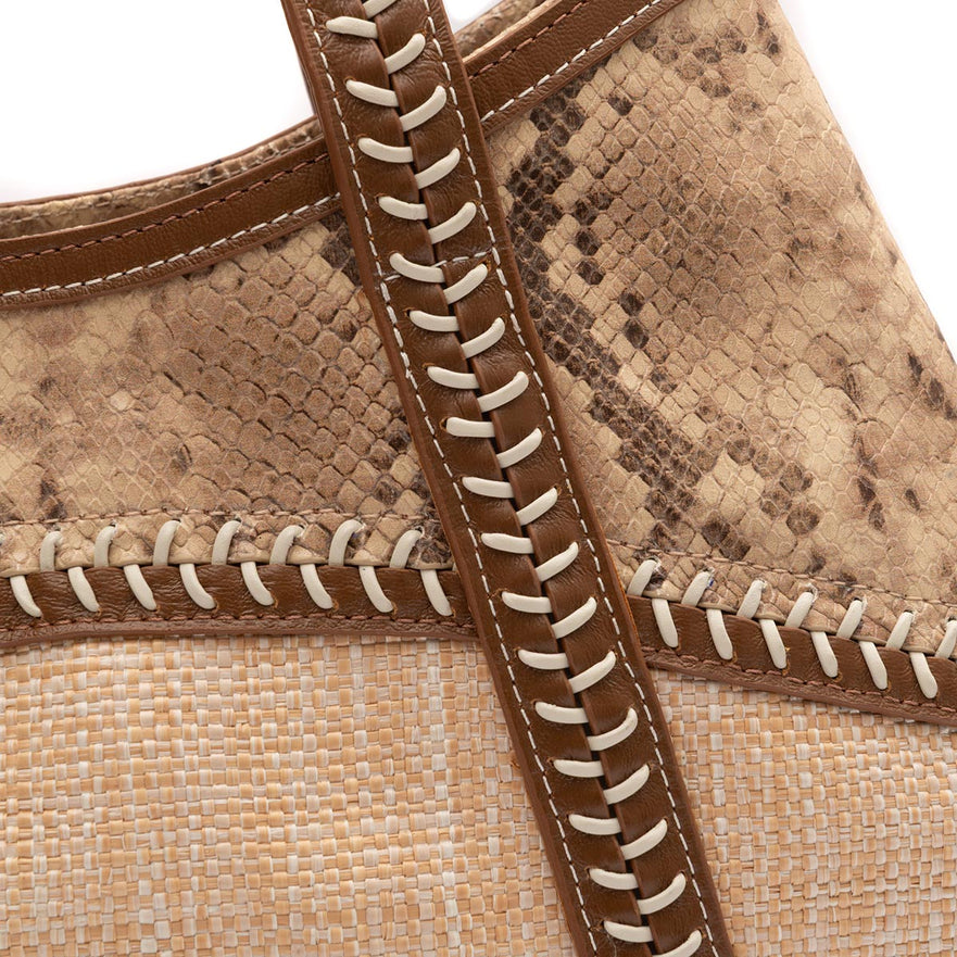 BOLSA TOTE MAIA COBRA CLARA