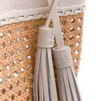 BOLSA TOTE PALHA SEXTAVADA GRANDE MAXI CROCO CHANTILLY