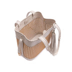 BOLSA TOTE PALHA SEXTAVADA GRANDE MAXI CROCO CHANTILLY