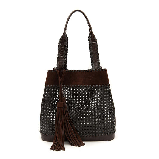 BOLSA TOTE PALHA SEXTAVADA GRANDE CAMURÇA CAFÉ