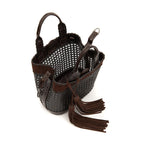 BOLSA TOTE PALHA  SEXTAVADA MÉDIA CAMURÇA CAFÉ