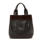 BOLSA TOTE PALHA  SEXTAVADA MÉDIA CAMURÇA CAFÉ