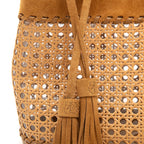 BOLSA TOTE PALHA SEXTAVADA MÉDIA CAMURÇA  MEL