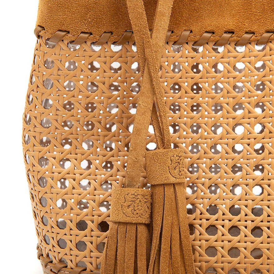 BOLSA TOTE PALHA SEXTAVADA MÉDIA CAMURÇA  MEL