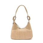 BOLSA MOON HOBO MAXI CROCO NATA PALHA DAMIER NATURAL
