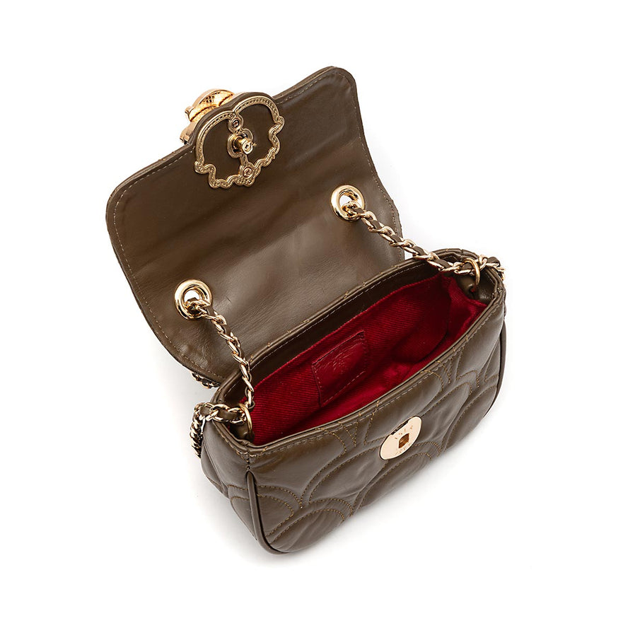 BOLSA MINI FLAP MATELASSE ESCAMA