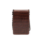 MINI POUCH PALHA SEXTAVADA MAXI CROCO PINHÃO
