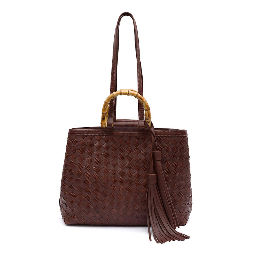 BOLSA SHOPPING TOTE TRESSÊ LIZARD SOFT PINHÃO