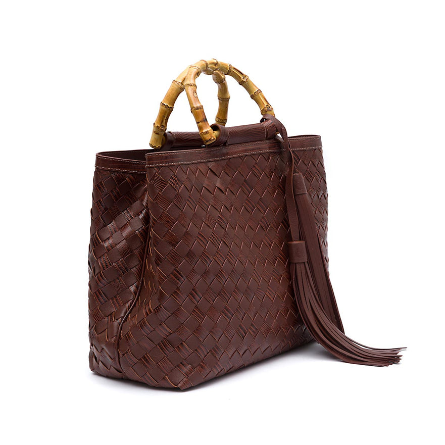 BOLSA SHOPPING TOTE TRESSÊ LIZARD SOFT PINHÃO