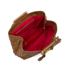 BOLSA SHOPPING TOTE TRESSÊ CAMURÇA CAVIAR AVELÃ