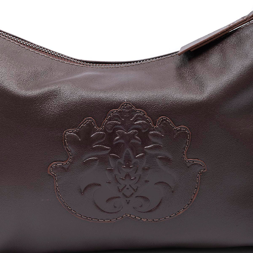 BOLSA DAYSE CROSSBODY PEQUENA EM COURO SOFT EXPRESSO ONIX