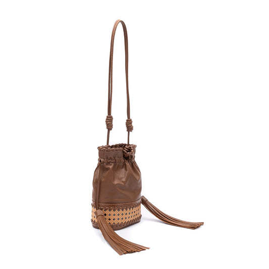 BOLSA BUCKET NEW DIANA PALHA SEXTAVADA AVELÃ